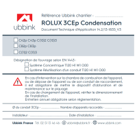 Plaque Signalétique Colonne 3CEp (x1)